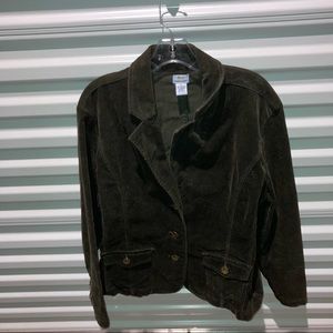 Bass Jeans By G.H. Bass Jacket Women’s Size Xl Brown Corduroy Jacket